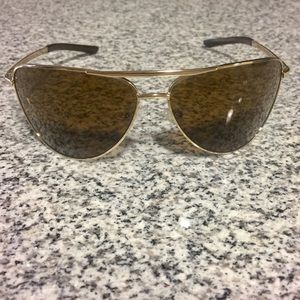 Smith Gold Serpico Slim Polarized Aviators